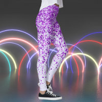 Lavendel mit Lila Freckles Print
