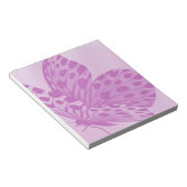 Lavendel Monarch Butterfly Notepad Notizblock (angewinkelt)