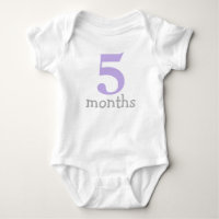 Lavendel Monthly Meilensteine Baby