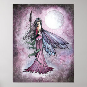 Lavendel Moon Fairy Poster Print