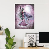 Lavendel Moon Fairy Poster Print (Heimbüro)