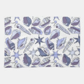 Lavendel-Muscheln Handtuch (Horizontal)