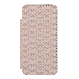 Lavendel-Muster auf dem Kopf Incipio Watson™ iPhone 5 Geldbörsen Hülle
