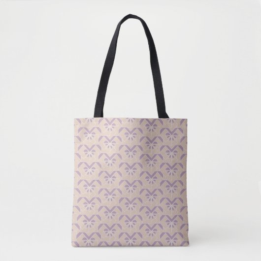Lavendel-Muster auf dem Kopf Tasche (Vorderseite)