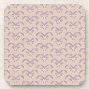 Lavendel-Muster auf dem Kopf Untersetzer