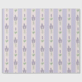 Lavendel-Muster-Geschenkpapier Geschenkpapier (Flach)