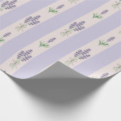 Lavendel-Muster-Geschenkpapier Geschenkpapier (Ecke)