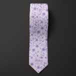 Lavendel-Muster Krawatte<br><div class="desc">Steigen Sie mit unserem Lavendel Floral Pattern Neck Tie in Ihr Hochzeitskleid ein. Das Blumenmuster im Lavendel verleiht dem Ganzen eine Touch von Charme und Eleganz. Vervollständigen Sie das Aussehen mit unseren koordinierenden Socken für ein poliertes Ensemble.</div>