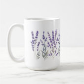 Lavendel-Muster-Säulkerze Kaffeetasse (Links)