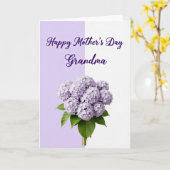 Lavendel Mutter Muttertags-Karte Karte (Gelbe Blume)