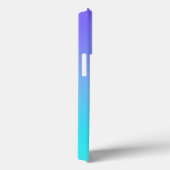 Lavendel nach Aqua Aquamarin Gradient Case-Mate iPhone Hülle (Rückseite / Rechts)