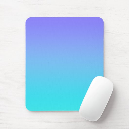 Lavendel nach Aqua Aquamarin Gradient Mousepad (Mit Mouse)