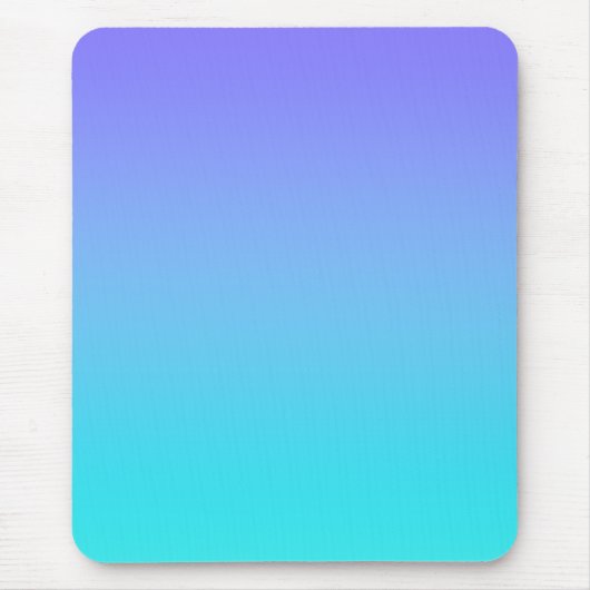 Lavendel nach Aqua Aquamarin Gradient Mousepad (Vorne)
