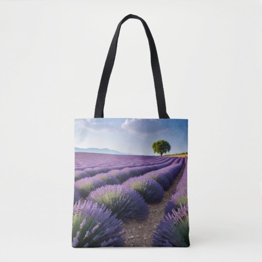 Lavendel Natur Außenwelt Landschaft Ruhe Friedlich Tasche (Vorderseite)