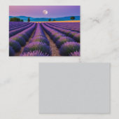 Lavendel Natur Außenwelt Landschaft Ruhe Friedlich Visitenkarte (Vorne/Hinten)