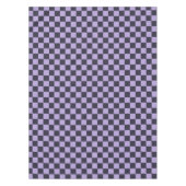 Lavendel-Nebel-Schachbrettmuster Tischdecke (Vorderseite)
