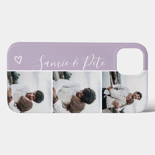 Lavendel nennt 3 Foto-Sortiergitter Case-Mate iPhone Hülle (Rückseite (Horizontal))