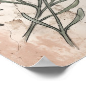 Lavendel-Oliven-Botanik-Kunstposter Poster (Ecke)