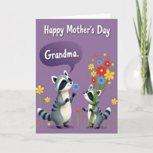 Lavendel-Oma-Tag-Karte Karte