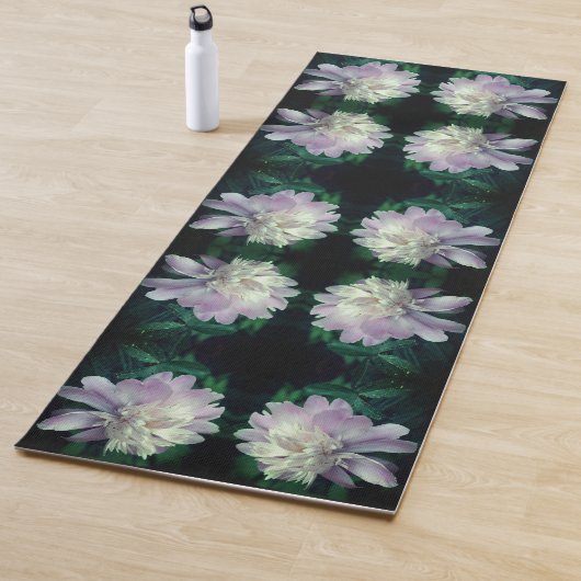 Lavendel Peony Blume in Bloom Abstrakt Yogamatte (Beispiel)