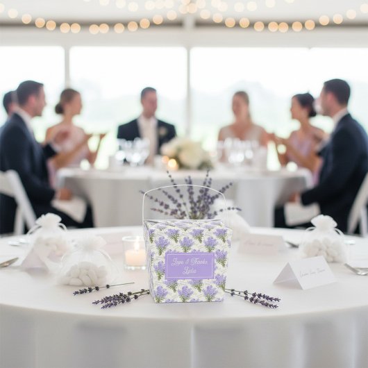 Lavendel Personalisiert Geschenkschachtel