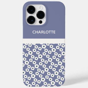 Lavendel Personalisiert Moderne Retro Blumenmuster Case-Mate iPhone 14 Pro Max Hülle