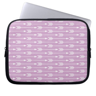 Lavendel-Pfeil-Muster Laptopschutzhülle