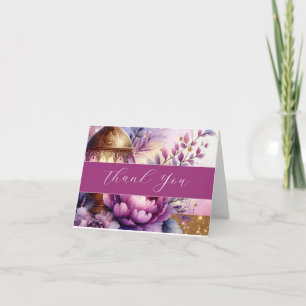Lavendel-Pfingstrosen Leichtes Aquarell Danke