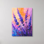 Lavendel Pflanze Ölgemälde Leinwanddruck (Vorderseite)