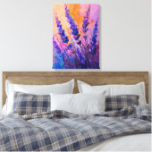 Lavendel Pflanze Ölgemälde Leinwanddruck (Insitu (Schlafzimmer))