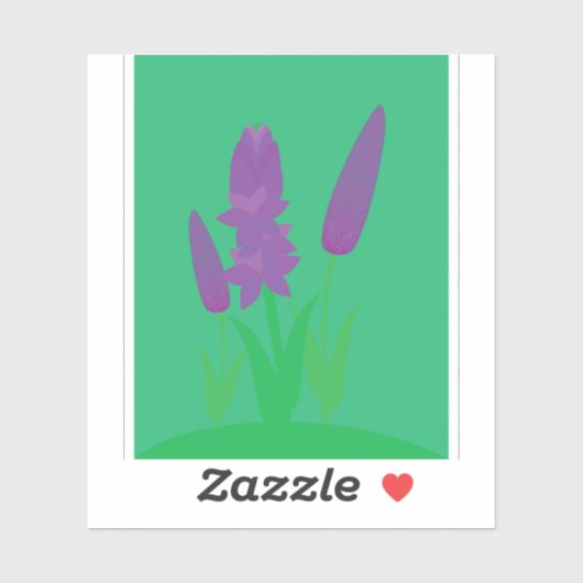Lavendel-Pflanzen Aufkleber (Blatt)