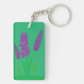 Lavendel Pflanzen Schlüsselanhänger (Rückseite)