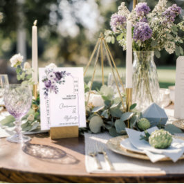 Lavendel, Pflaume, Lila Save-the-Date-Karte | Einladung