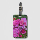Lavendel Pink Rose Gepäckanhänger (Vorderseite Vertikal)