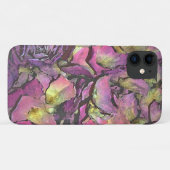 Lavendel Pink Rose Petals Wasserfarbe Case-Mate iPhone Hülle (Rückseite (Horizontal))