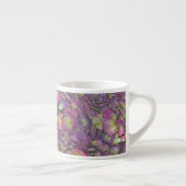 Lavendel Pink Rose Petals Wasserfarbe Espressotasse (Rechts)