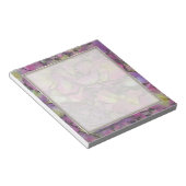 Lavendel Pink Rose Petals Wasserfarbe Notizblock (angewinkelt)