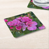 Lavendel Pink Rose Rechteckiger Pappuntersetzer (angewinkelt)