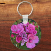 Lavendel Pink Rose Schlüsselanhänger (Rückseite)