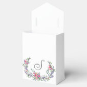 Lavendel Pink Wilde Rose und Eukalyptus Geschenkschachtel (Geöffnet)