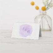 Lavendel Platzkarte (Rückseite)