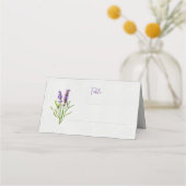 Lavendel Platzkarte (Vorderseite)