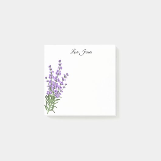 Lavendel post-it klebezettel (Vorderseite)