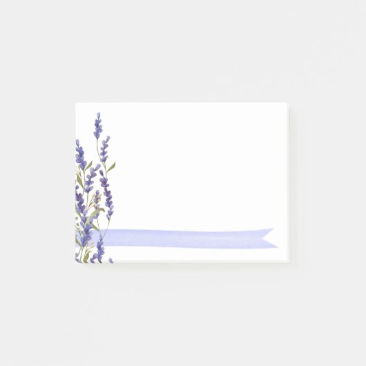 Lavendel Post-it Klebezettel (Vorderseite)