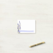 Lavendel Post-it Klebezettel (Auf Schreibtisch)