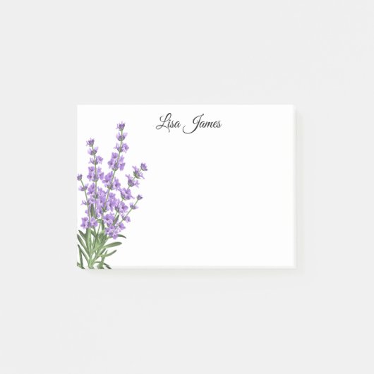 Lavendel post-it klebezettel (Vorderseite)