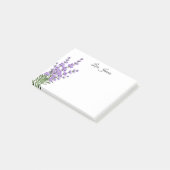 Lavendel post-it klebezettel (angewinkelt)