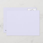 Lavendel Postkarte (Vorne/Hinten)