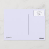 Lavendel Postkarte (Rückseite)