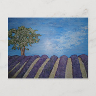 Lavendel Postkarte